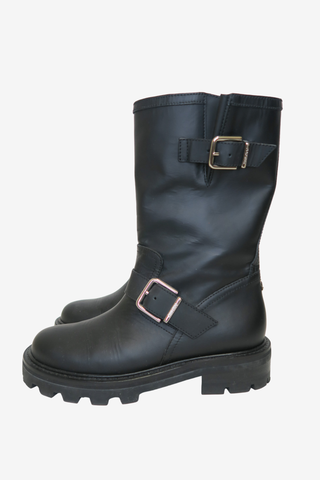 Jimmy Choo Moto Boots Sz 36.5 - Designer shoes at The Find Luxury Resale - Vancouver, Canada