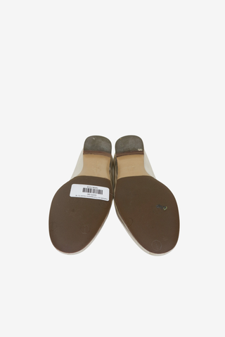 Salvatore Ferragamo Gold Loafer sz 6 - Designer Flats at The Find Luxury Resale - Vancouver, Canada