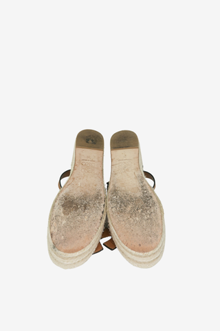 Loewe Leather Espadrilles sz 39 - Designer shoes at The Find Luxury Resale - Vancouver, Canada