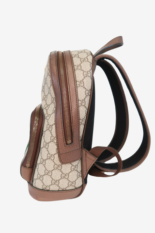Gucci GG Supreme Small Ophidia Backpack - Designer Handbag at The Find Luxury Resale - Vancouver, Canada