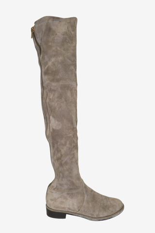 Stuart Weitzmann Beige Boots Sz 7 - Designer shoes at The Find Luxury Resale - Vancouver, Canada