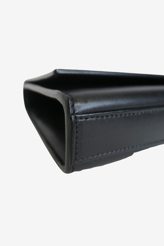 Saint Laurent Leather Cassandre Clutch - Designer clutch at The Find Luxury Resale - Vancouver, Canada