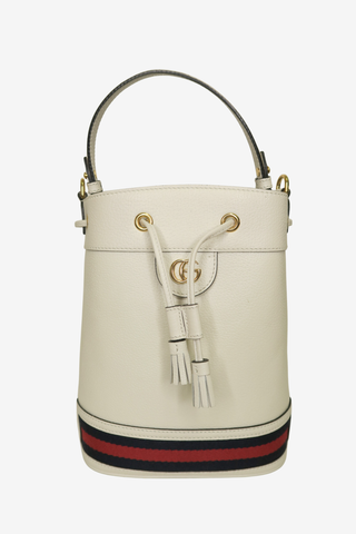 Gucci Small Ophidia Web Bucket Bag - Designer Handbags at The Find Luxury Resale - Vancouver, Canada