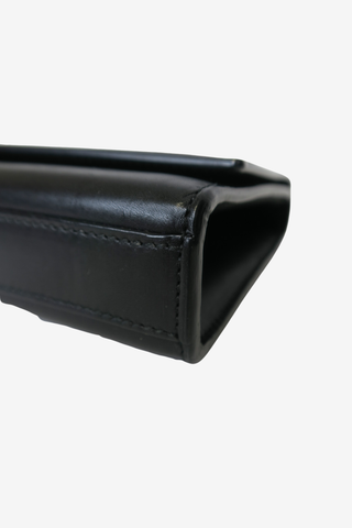 Saint Laurent Leather Cassandre Clutch - Designer clutch at The Find Luxury Resale - Vancouver, Canada