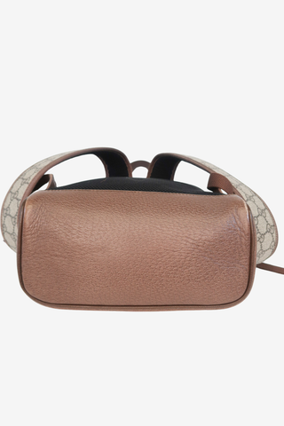 Gucci GG Supreme Small Ophidia Backpack - Designer Handbag at The Find Luxury Resale - Vancouver, Canada