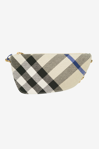 Burberry House Check Shield Bag Micro - Designer Handbags at The Find Luxury Resale - Vancouver, Canada