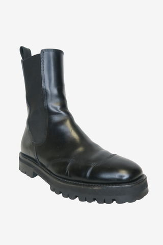 Dries Van Noten Leather Chelsea Boots sz 36 - Designer Boots at The Find Luxury Resale - Vancouver, Canada