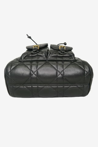 Christian Dior Leather Caro Small Backpack - Designer backpack at The Find Luxury Resale - Vancouver, Canada