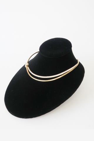 Tiffany & Co. Knot Double Row Necklace - Designer Necklace at The Find Luxury Resale - Vancouver, Canada