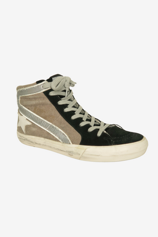 Golden Goose High-Top Distressed Accents Sneakers sz 37 - Designer Sneakers at The Find Luxury Resale - Vancouver, Canada