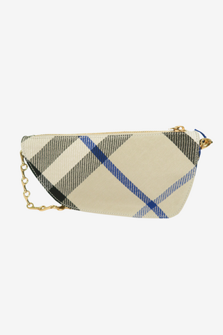 Burberry House Check Shield Bag Micro - Designer Handbags at The Find Luxury Resale - Vancouver, Canada