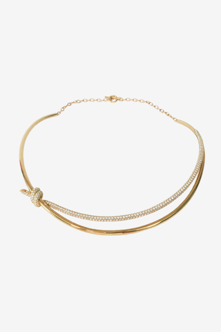 Tiffany & Co. Knot Double Row Necklace - Designer Necklace at The Find Luxury Resale - Vancouver, Canada