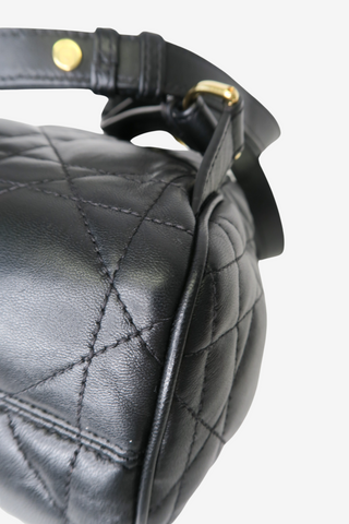 Christian Dior Leather Caro Small Backpack - Designer backpack at The Find Luxury Resale - Vancouver, Canada