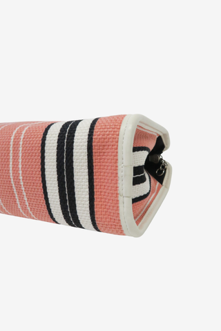 Chanel Coco Mark Canvas Pouch - Designer Clutch at The Find Luxury Resale - Vancouver, Canada