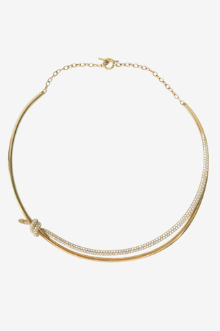 Tiffany & Co. Knot Double Row Necklace - Designer Necklace at The Find Luxury Resale - Vancouver, Canada