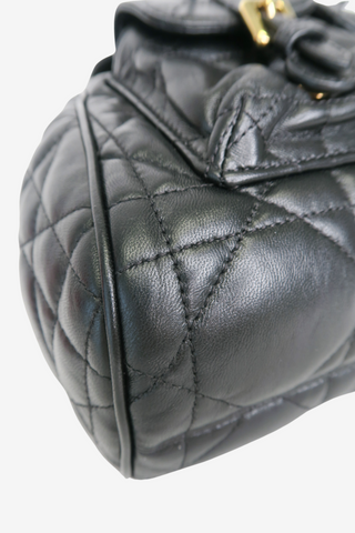 Christian Dior Leather Caro Small Backpack - Designer backpack at The Find Luxury Resale - Vancouver, Canada