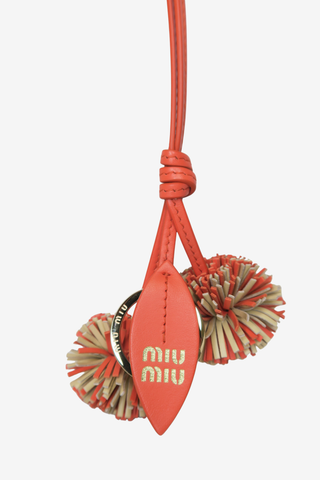 Miu Miu Leather Keyring - Designer Accessories at The Find Luxury Resale - Vancouver, Canada