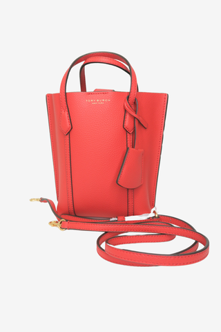 Tory Burch Leather Bucket Bag - Designer Handbags at The Find Luxury Resale - Vancouver, Canada