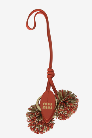 Miu Miu Leather Keyring - Designer Accessories at The Find Luxury Resale - Vancouver, Canada