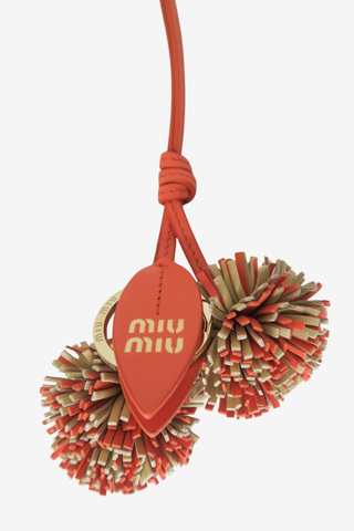 Miu Miu Leather Keyring - Designer Accessories at The Find Luxury Resale - Vancouver, Canada