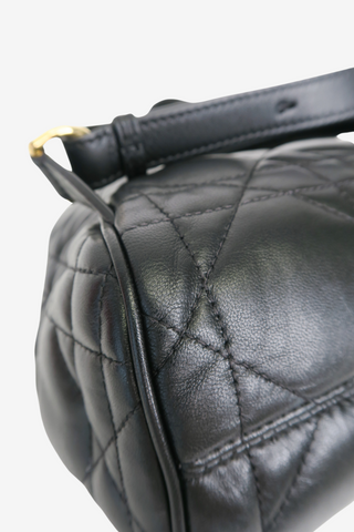 Christian Dior Leather Caro Small Backpack - Designer backpack at The Find Luxury Resale - Vancouver, Canada
