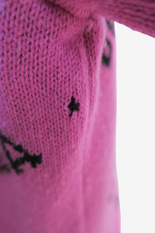 Balenciaga Logo Knit Cardigan Sz L - Designer cardigan at The Find Luxury Resale - Vancouver, Canada