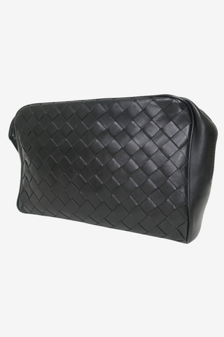 Bottega Veneta Leather Toiletry Bag - Designer Handbags at The Find Luxury Resale - Vancouver, Canada