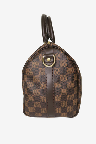 Louis Vuitton Damier Ebene Speedy Bandouliere 25 - Designer Handbags at The Find Luxury Resale - Vancouver, Canada