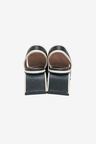 Marni Tri-Color Leather Slingback Sandals sz 37 - Designer shoes at The Find Luxury Resale - Vancouver, Canada