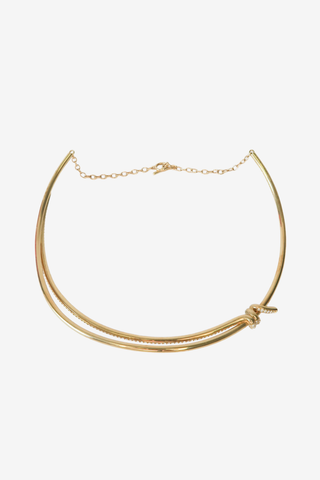 Tiffany & Co. Knot Double Row Necklace - Designer Necklace at The Find Luxury Resale - Vancouver, Canada