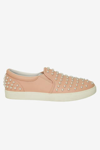 Stuart Weitzman Pearl Sneakers sz 38 - Designer shoes at The Find Luxury Resale - Vancouver, Canada