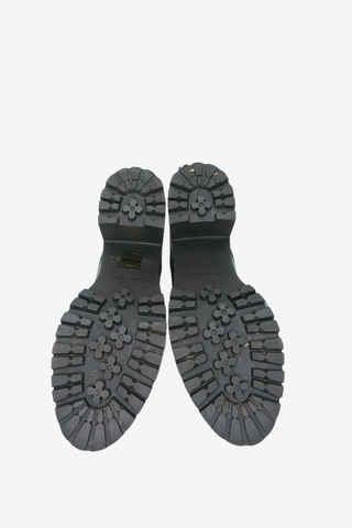 Miu Miu Leather Combat Boots sz 37 - Designer shoes at The Find Luxury Resale - Vancouver, Canada