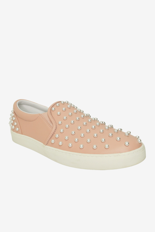 Stuart Weitzman Pearl Sneakers sz 38 - Designer shoes at The Find Luxury Resale - Vancouver, Canada