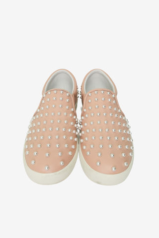 Stuart Weitzman Pearl Sneakers sz 38 - Designer shoes at The Find Luxury Resale - Vancouver, Canada