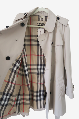 Burberry Belted Trench Coat - Designer Jackets at The Find Luxury Resale - Vancouver, Canada