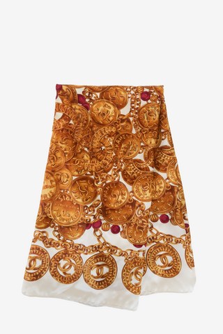 Chanel Vintage Silk Scarf - Designer Scarves at The Find Luxury Resale - Vancouver, Canada