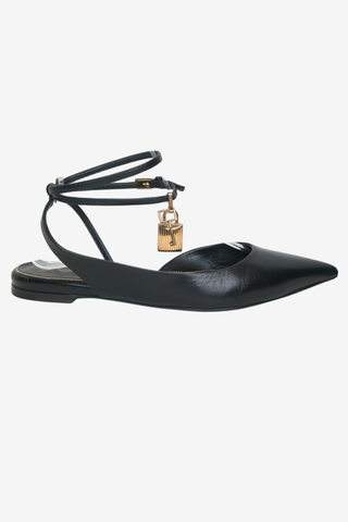 Tom Ford Leather Slingback Flats sz 38.5 - Designer Flats at The Find Luxury Resale - Vancouver, Canada