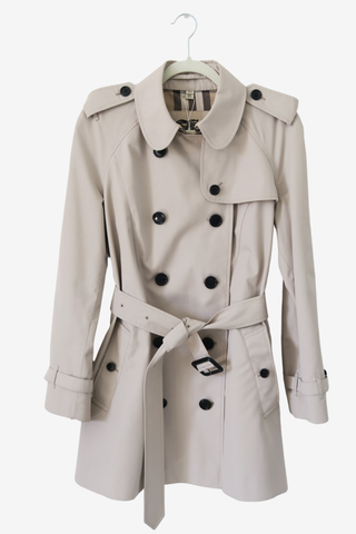 Burberry Belted Trench Coat - Designer Jackets at The Find Luxury Resale - Vancouver, Canada