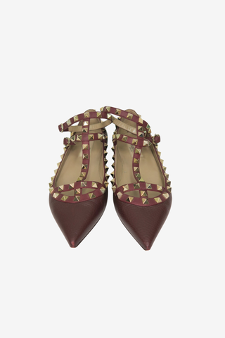 Valentino Rockstud Flats Sz 37 - Designer shoes at The Find Luxury Resale - Vancouver, Canada
