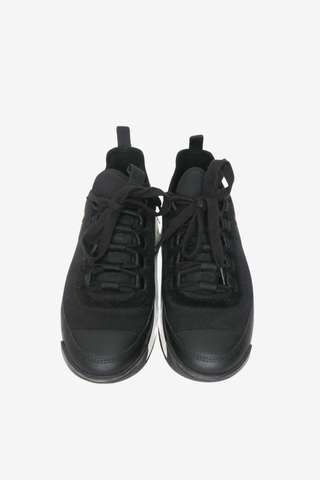 Chanel Interlocking CC Logo Sneakers sz 37.5 - Designer shoes at The Find Luxury Resale - Vancouver, Canada