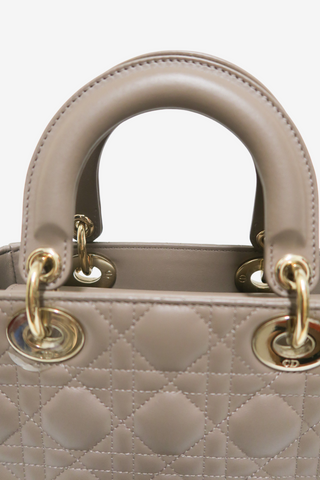 Christian Dior Leather Lady Dior Small - Designer Handbags at The Find Luxury Resale - Vancouver, Canada