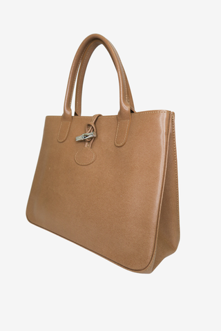 Longchamp Small Leather Tote - Designer Handbags at The Find Luxury Resale - Vancouver, Canada