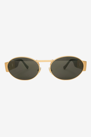 Versace Medusa Insignia Round Sunglasses - Designer Sunglasses at The Find Luxury Resale - Vancouver, Canada