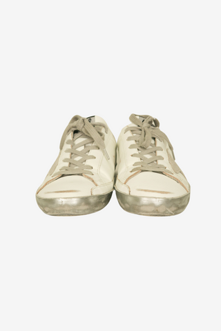 Golden Goose Distressed Accents Sneakers sz 37 - Designer Sneakers at The Find Luxury Resale - Vancouver, Canada
