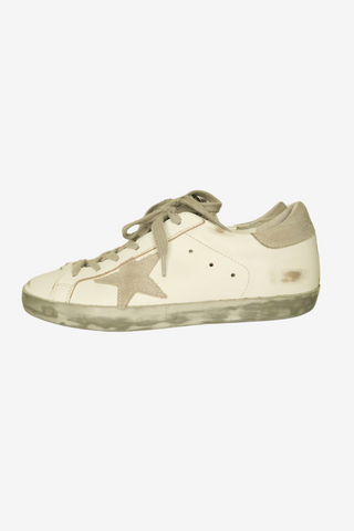 Golden Goose Distressed Accents Sneakers sz 37 - Designer Sneakers at The Find Luxury Resale - Vancouver, Canada