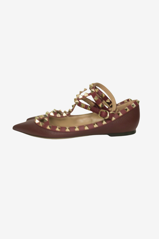 Valentino Rockstud Flats Sz 37 - Designer shoes at The Find Luxury Resale - Vancouver, Canada