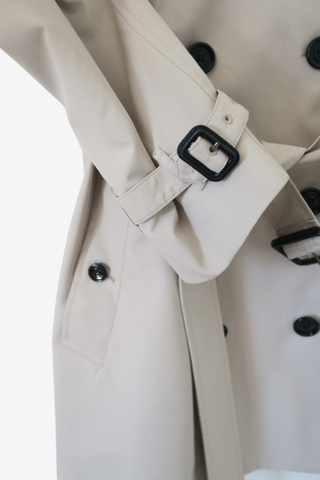 Burberry Belted Trench Coat - Designer Jackets at The Find Luxury Resale - Vancouver, Canada
