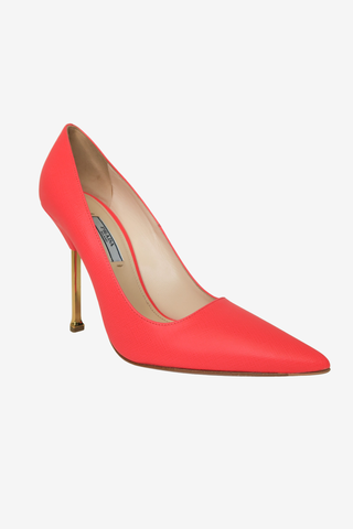 Prada Saffiano Pumps - Designer pumps at The Find Luxury Resale - Vancouver, Canada