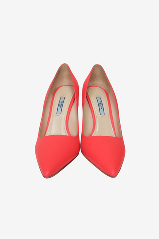 Prada Saffiano Pumps - Designer pumps at The Find Luxury Resale - Vancouver, Canada