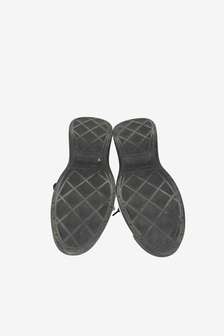 Chanel Interlocking CC Logo Sneakers sz 37.5 - Designer shoes at The Find Luxury Resale - Vancouver, Canada